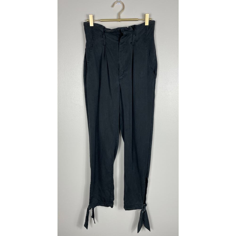 Reformation Avalon Ankle Tie Paperboy High Waisted Trouser Pants 2P *No Belt - Picture 4 of 14